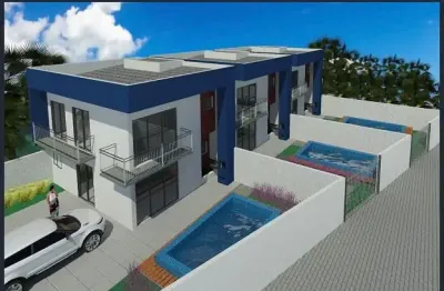 Sobrado novo e alto padrão com piscina bem pertinho do mar em guaratuba