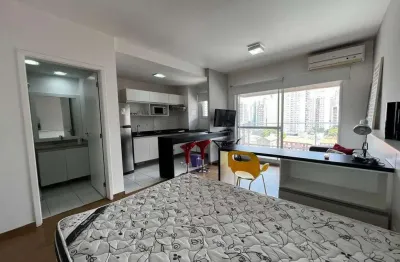Apartamento com 1 dormitório, 36 m² - venda por r$ 500.000,00 ou aluguel por r$ 5.161,10/mês - brooklin - são paulo/sp
