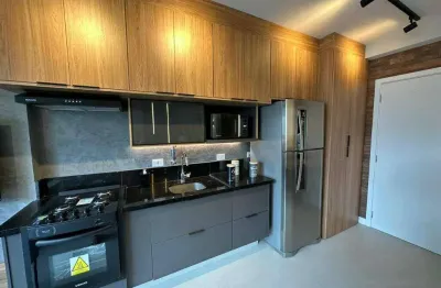 Apartamento decorado e equipado com 1 dormitório 1 vaga para venda rua eça de queiroz - edifício inspire ibirapuera