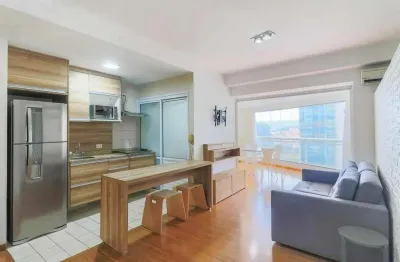 Apartamento com 1 dormitório para alugar, 50 m² por r$ 6.679,00/mês - brooklin - são paulo/sp
