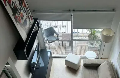 Apartamento com 1 dormitório para alugar, 44 m² por r$ 6.000,00/mês - moema - são paulo/sp