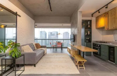 Apartamento com 1 dormitórios para alugar, 53 m² por r$ 6.937/mês - chácara santo antônio - são paulo/sp
