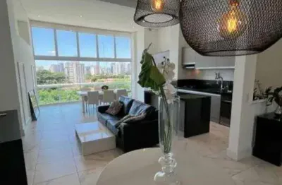 Apartamento com 1 dormitório 2 vagas para alugar rua kansas - brooklin