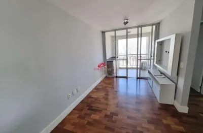 Apartamento com um dormitório, 2 vagas de garagem, locação, campo belo