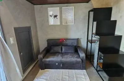 Loft mobiliado de 52 m² em jardim das acácias, são paulo – 1 quarto, 1 varanda, segurança 24h