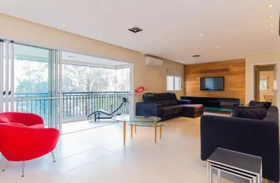 Apartamento com 3 suítes, varanda, 3 vagas de garagem, locação, brooklin