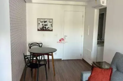 Apartamento mobiliado com um dormitório, locação, campo belo
