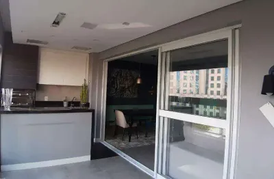 Aluguel: apartamento 3 suítes, 3 vagas, brooklin – mobiliado, varanda gourmet, segurança 24h