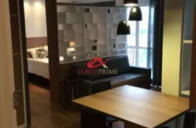 Maravilhoso studio mobiliado de 50m² para locação no condomínio brookfield home design – brooklin