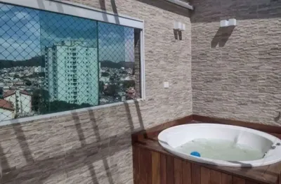 Cobertura com 2 dormitórios à venda, 100 m² por r$ 390.000,00 - jardim santo andré - santo andré/sp