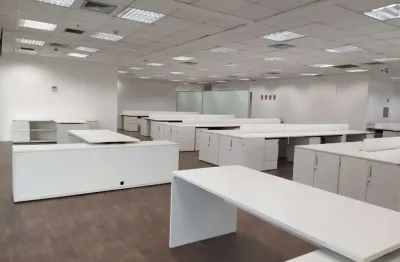 Laje comercial mobiliada para locação |1300 m² | edifício west point | alphaville | barueri - sp