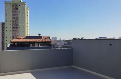 Cobertura com 2 dormitórios à venda, 70 m² por r$ 535.000,00 - vila valparaíso - santo andré/sp