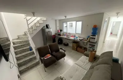 Cobertura com área gourmet à venda, 110 m² por r$ 370.000 - vila pires - santo andré/sp