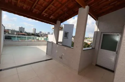 Cobertura com 2 dormitórios à venda, 100 m² por r$ 423.000,00 - vila pires - santo andré/sp