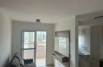 Apartamento mobiliado com 2 dormitórios à venda, 55 m² por r$ 410.000 - guilhermina - praia grande/sp