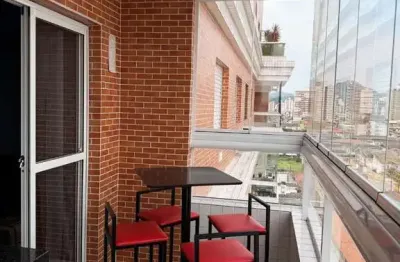 Apartamento mobiliado com 2 dormitórios à venda, 55 m² por r$ 460.000 - guilhermina - praia grande/sp