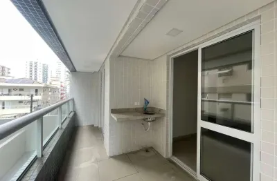 Apartamento com 1 dormitório à venda, 48 m² por r$ 370.000,00 - vila guilhermina - praia grande/sp