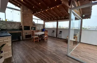 Cobertura à venda, 114 m² por r$ 658.000 - jardim paraíso - santo andré/sp