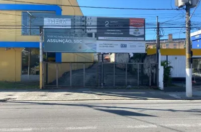 Terreno para alugar, 468 m² por r$ 5.657,00/mês - assunção - são bernardo do campo/sp