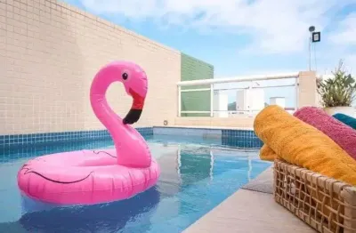 Cobertura para alugar, 360 m² por r$ 20.000,00/mês - riviera de são lourenço - bertioga/sp
