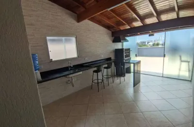 Cobertura à venda, 198 m² por r$ 630.000,00 - vila scarpelli - santo andré/sp