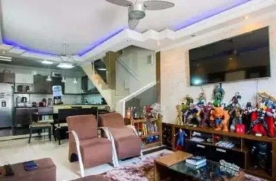 Sobrado com 3 dormitórios - venda por r$ 578.000,00 ou aluguel por r$ 3.500,00/mês - vila alzira - santo andré/sp