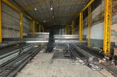 Galpão para alugar, 800 m² por r$ 22.000,00/mês - piraporinha - diadema/sp