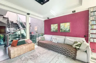 Sobrado com 3 dormitórios à venda, 210 m² por r$ 1.350.000,00 - vila guiomar - santo andré/sp