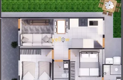 Casa à venda em vila são paulo - 2 dorms, 44m² por r$249.000