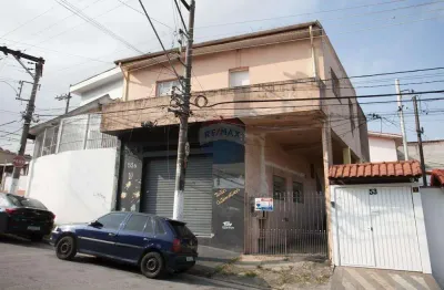 Casa assobradada com 3 dormitórios e ponto comercial na freguesia do ó