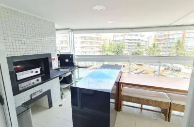 Apartamento com 4 dormitórios, 123 m² - venda ou aluguel/mês - riviera  de são lourenço - bertioga/sp