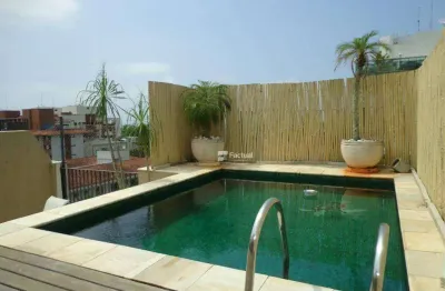 Cobertura com 3 dormitórios à venda, 180 m² por r$ 750.000,00 - enseada - guarujá/sp