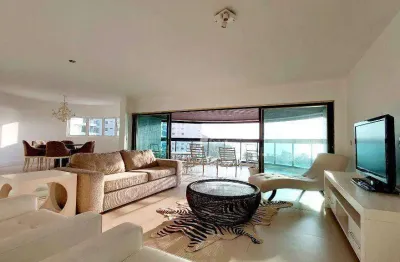 Apartamento com 4 dormitórios à venda, 224 m² por r$ 2.500.000,00 - enseada - guarujá/sp