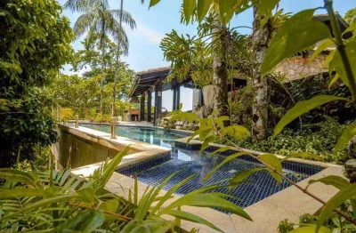 Casa com 6 dormitórios à venda, 700 m² - são pedro  - guarujá/sp