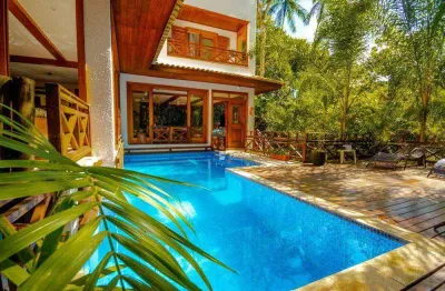 Casa com 5 dormitórios, 480 m² - venda por r$ 6.500.000,00 ou aluguel por r$ 35.000,00/mês - iporanga - guarujá/sp