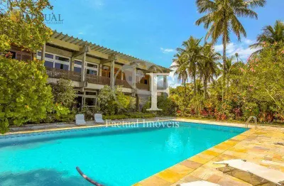 Casa com 5 dormitórios à venda, 800 m² por r$ 4.200.000,00 - praia de pernambuco - guarujá/sp