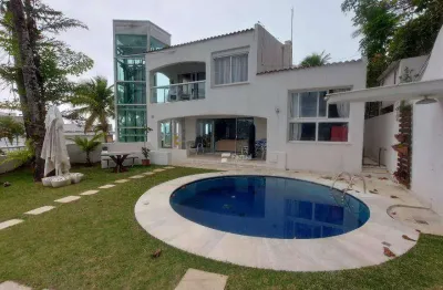Casa em condomínio fechado com 5 quartos à venda na Avenida Miguel Stéfano, 5582, Península, Guarujá
