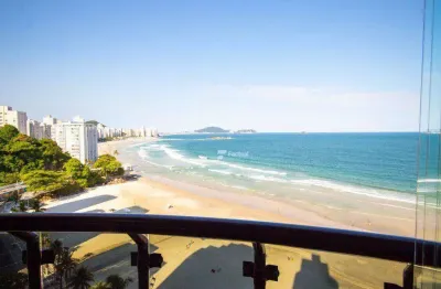 Apartamento com 4 dormitórios à venda, 212 m² por r$ 2.200.000,00 - astúrias - guarujá/sp