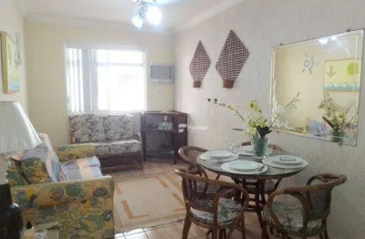 Apartamento com 1 dormitório à venda, 50 m² por r$ 240.000,00 - enseada - guarujá/sp
