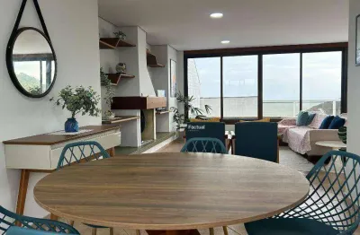 Cobertura com 4 dormitórios à venda, 250 m² por r$ 2.000.000,00 - morro sorocotuba - guarujá/sp