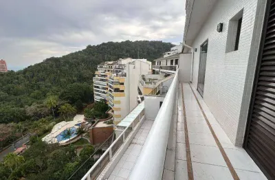 Cobertura com 4 dormitórios à venda, 250 m² por r$ 2.000.000,00 - morro sorocotuba - guarujá/sp