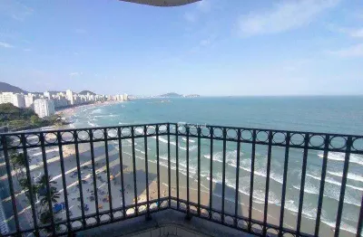 Apartamento com 3 dormitórios à venda, 200 m² por r$ 2.500.000,00 - astúrias - guarujá/sp