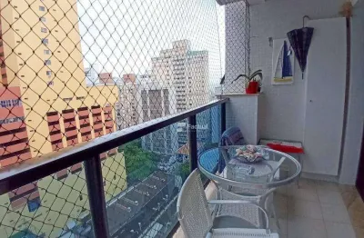 Apartamento com 2 dormitórios à venda, 72 m² por r$ 550.000,00 - pitangueiras - guarujá/sp