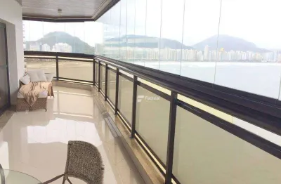 Apartamento com 4 dormitórios à venda, 251 m² por r$ 2.500.000,00 - astúrias - guarujá/sp