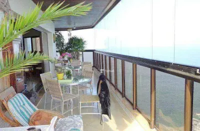 Apartamento com 4 dormitórios à venda, 251 m² por r$ 2.500.000,00 - astúrias - guarujá/sp