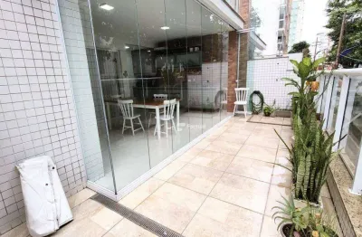 Apartamento com 3 dormitórios à venda, 112 m² por r$ 1.800.000,00 - tombo - guarujá/sp