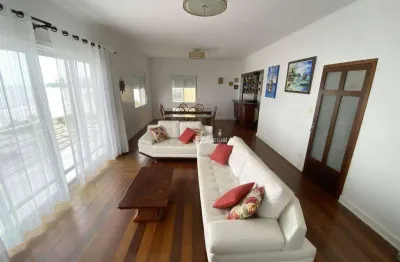 Apartamento com 3 dormitórios à venda, 210 m² por r$ 750.000,00 - pitangueiras - guarujá/sp