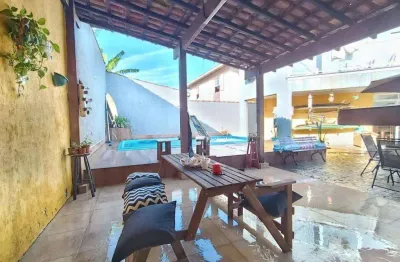 Casa com 4 dormitórios à venda, 364 m² por r$ 890.000,00 - enseada - guarujá/sp