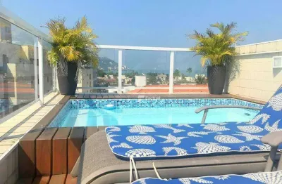 Cobertura com 3 dormitórios à venda, 196 m² por r$ 1.000.000,00 - enseada - guarujá/sp