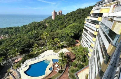 Apartamento com 4 dormitórios à venda, 180 m² por r$ 1.300.000,00 - morro sorocotuba - guarujá/sp